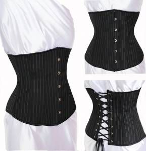 Corsele underbust risca de giz